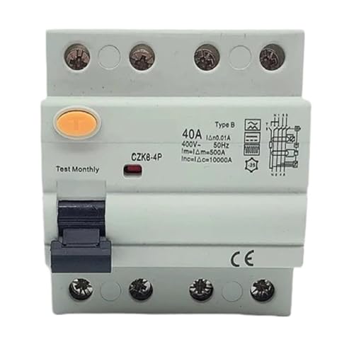 RCD Type B 4P 63A disjoncteur différentiel pour borne de recharge EV