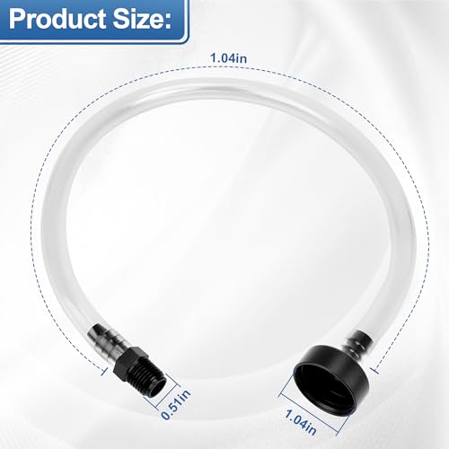 Bootontluchtingsset vulbuis compatibel met Seastar hydraulische besturing, hydraulische stuurvloeistofvulkit past voor Seastar buitenboordmotor, hekaandrijving en binnenboordmotor hydraulische helmen, - Afbeelding 3