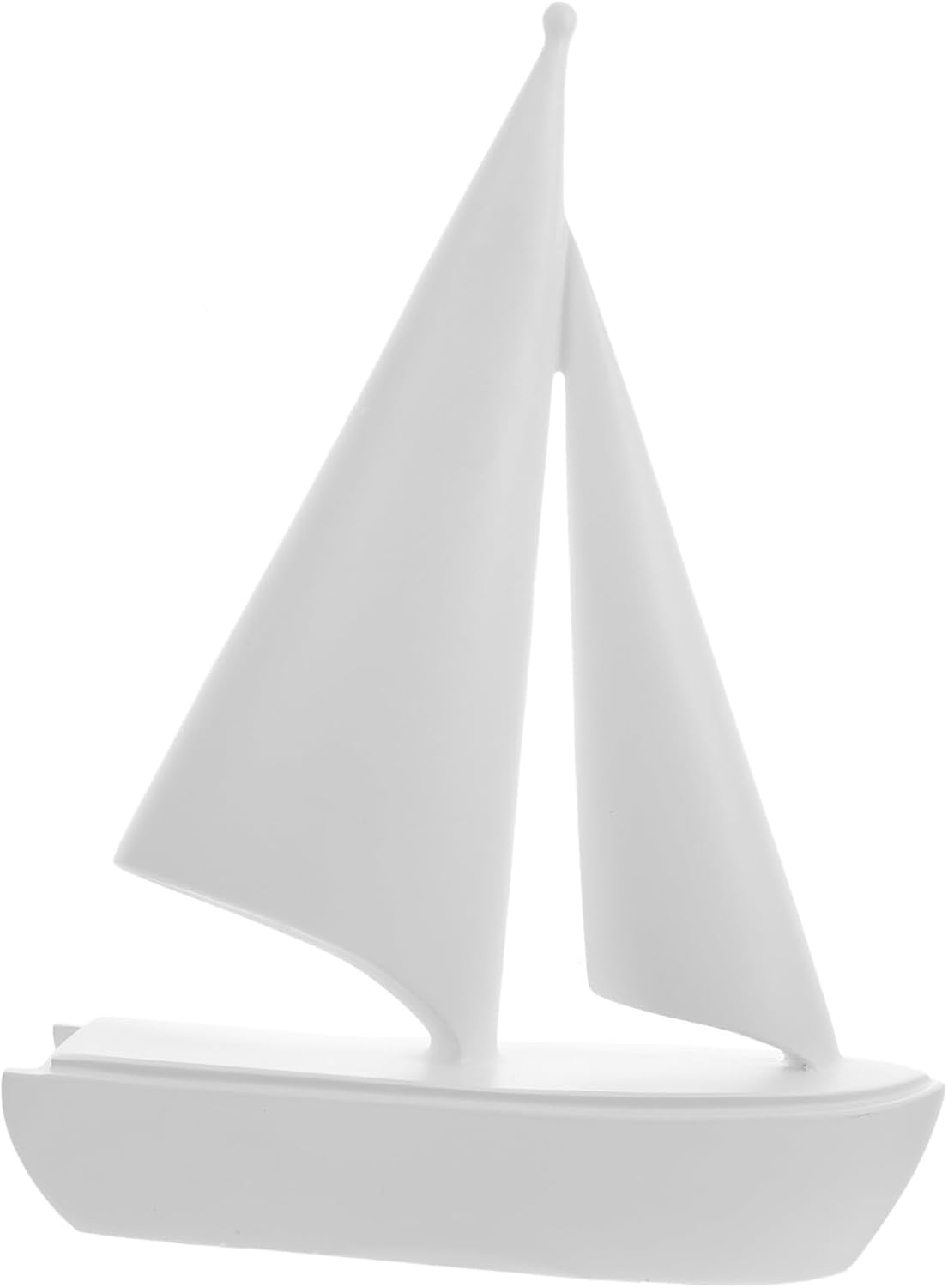 GLEAVI Resin Sailboat Decor Elegant Nautical Ornament for Home Office Hotel Resin Sailboat Adornment Housewarming Desk Decor