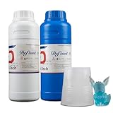 Siraya Tech Defiant - Kit di 10 stampi in silicone platino, ultra flessibili, sicuri per alimenti, durezza Shore 10A, facile da smettere di indurire, senza rivestimento, per stampe 3D in resina UV