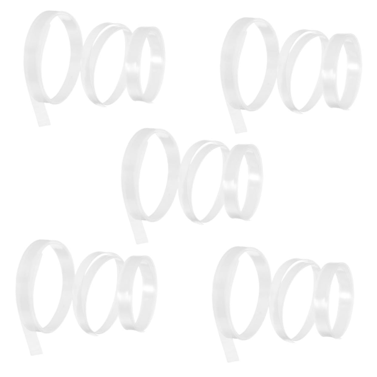 KALLORY 15pcs Glasses Ear Pads Heat Shrink Tube for Glasses Retainer Temple Covers Eyeglass Ear Grips Soft Comfortable Anti-slip Daily Outdoor Wear