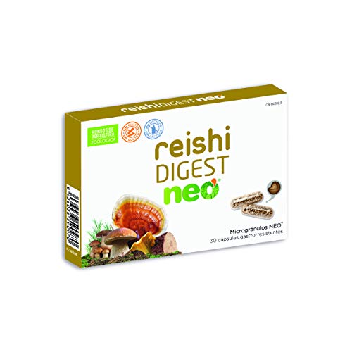 En Oferta Neo | Reishi Digest | 30 Cápsulas | Ayuda Al Bienestar Digestivo | A Base De Reishi, Melena De León, Shiitake Y Cúrcuma | Elaborado Con Hongos Ecológicos