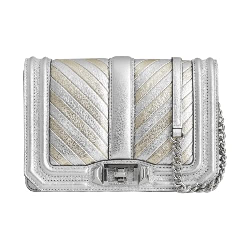 Image of Rebecca Minkoff Women's Chevron Quilted Love Crossbody Bag