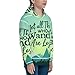 BERMEIZ Not All Those Who Wander Are Lost 1 Print Kid Hoodies Boys Youth Sweatshirts Girls Pullover with Pocket Black