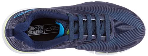 Chinelo Spider Kids, Olympikus, Meninos, Marinho/Lima, 34