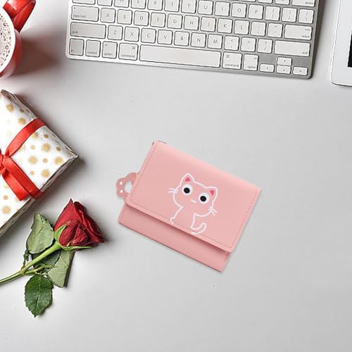 Womens Small Wallet Minimalist Card Holder for Street Business Commuting3