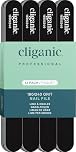 12 Pack Nail File Set: 180/240 Grit | Professional Washable Double Sided Emery Board - Buffer Files Kit | Cliganic 90 Days Warranty