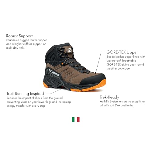 SCARPA Men's Rush TRK GTX Waterproof Gore-Tex Lightweight Hiking Boots2