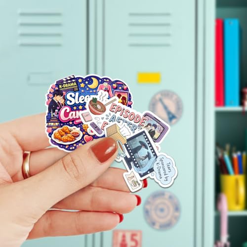 Pegatinas de K-Drama impermeables para personalizar termos y laptops 5