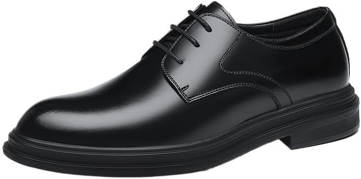 Men's Business Dress Shoes Height Increasing Oxfords British Style Formal Wedding Footwear