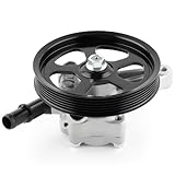Farrme 21-5349 Power Steering Pump Fit for Honda Accord 2003-2007, for Acura MDX 2003-2006 V6 3.0L 3.5L Automotive Replacement Power Steering Pumps with Pulley 56110-RCA-A01, 56110-RDJ-A01