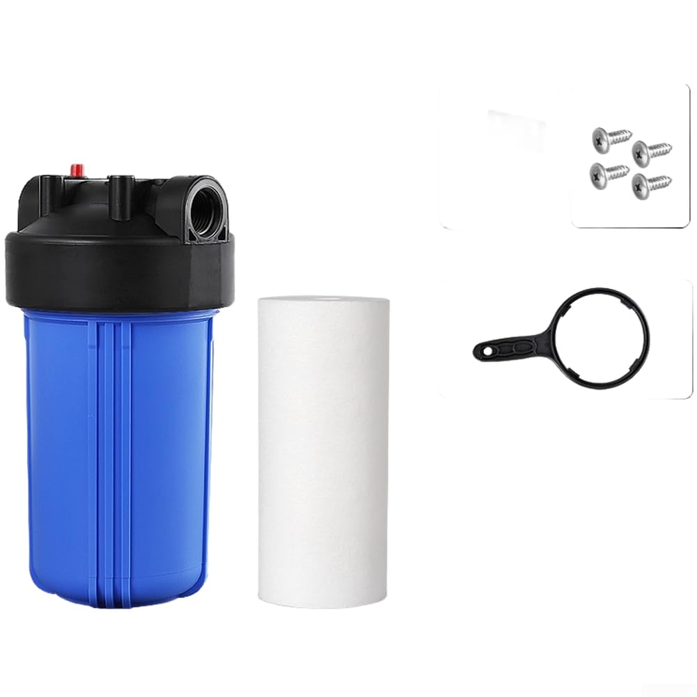 Minhe Vivienda de prefiltro de agua para toda la casa (6 puntos+llave)