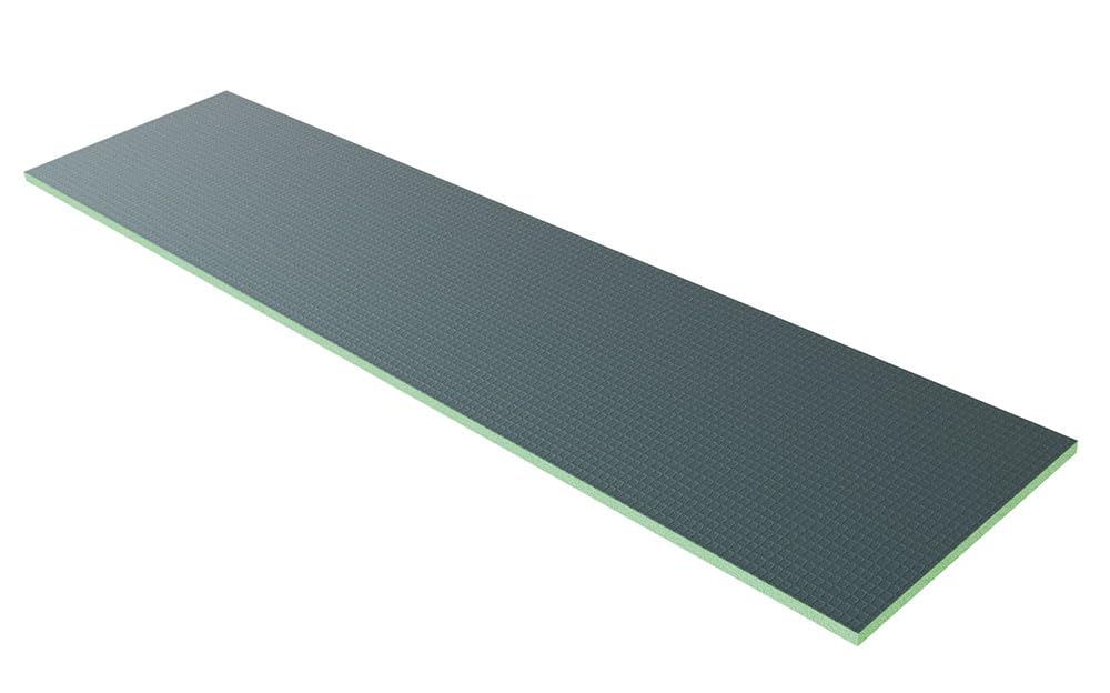 Acezanble 2500x600x25mm SingleTile Backer Boards Wet Room Cement Coated Insulation Underfloor Heating
