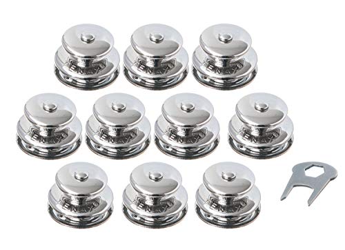 New Marine 10 Pezzi Top Tenax, Grandi + 1 Chiave Tenax