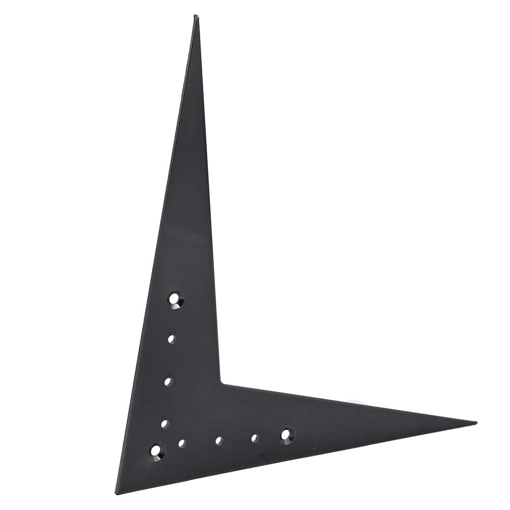 NIBEMINENT Large 6-String Electrical Guitar V Shaped Tailpiece Instrument Accessory(Black)