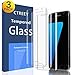 [3-Pack] Galaxy S7 Edge Screen Protector Tempered Glass, CTREEY Full Coverage [Case Friendly] HD Clear Screen Protector Samsung Galaxy S7 Edge [Edge to Edge][Anti-Bubble ] (Glass (Ultra-Clear))