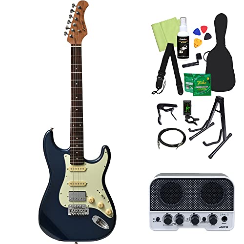 Amazon | Bacchus BST-2-RSM/R エレキギター初心者14点セット