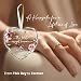 Nestura Engagement Gifts for Couples 2026, Glass Engagement Ornament 2026 - The Best is Yet to Come Rose Ornament for Daughter, Newly Engaged Gifts for Couple, Friend, Fiance, Bride to Be