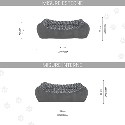 Italian Bed Linen Zoe Bett, Polyester, 62 x 50 x 17 cm