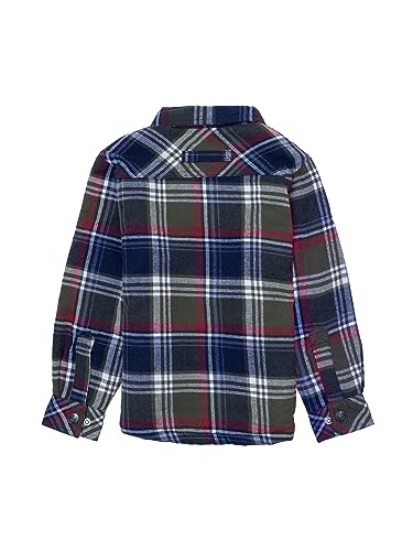 Image of Silver Jeans Co. Boys' Plaid Jacket with Sherpa Lining