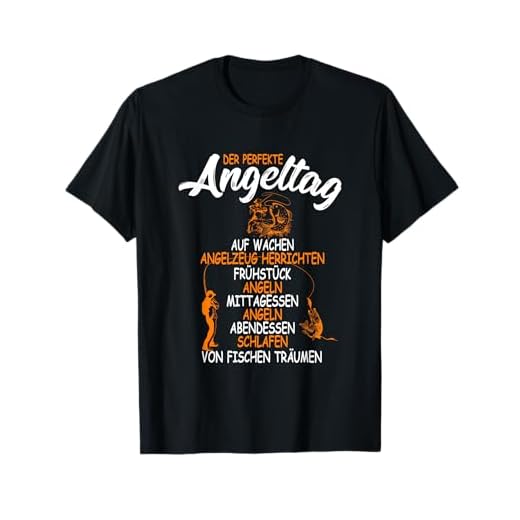 Angel Geschenkidee Vater Petri Fischen der perfekte Angeltag T-Shirt