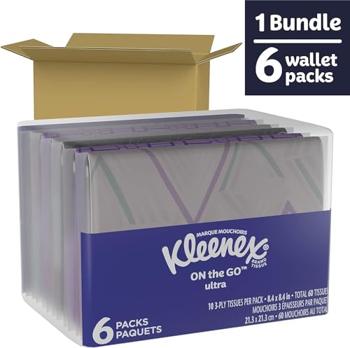 Image of 3 Pk Slim Pack Wallet Size (2 Pack) = 60 Tissues - Most Elegant Look of Any Portable Tissue Anywhere