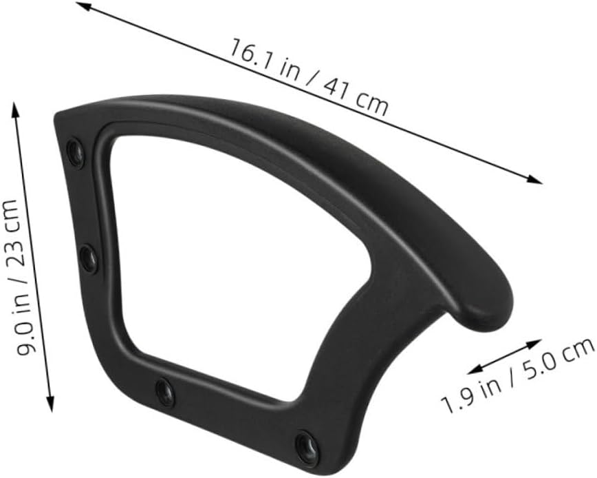 jojofuny 4Pcs Sturdy Chair Arm Rests Replacement Parts for Office and Gaming Chairs Arm Rest Accessories for Comfort and Stability