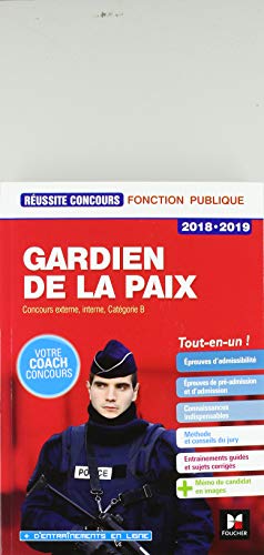 Télécharger Réussite concours - Gardien de la paix Cat. B - 2018-2019 - Préparation complète Livre PDF Gratuit