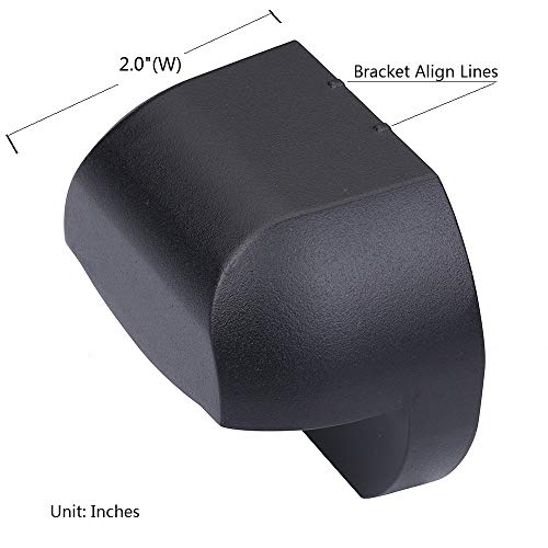 Arrownine Landscape Lighting Cast Aluminum 2.5 Watt Deck Led Lights Low Voltage 12V Ac/Dc Outdoor Patio Step Light,Post Stair Fence Lighting Soft Warm White Water Resistant Ip65,Black Finish 3-Pack #TOP2