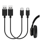 El paquete incluye: 2 x auriculares, cable de carga de repuesto para auriculares (1 pie/25 cm)