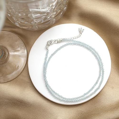 Gempires Nature’S Treasure Gempires Aquamarine Beaded Choker Necklace thumb #4