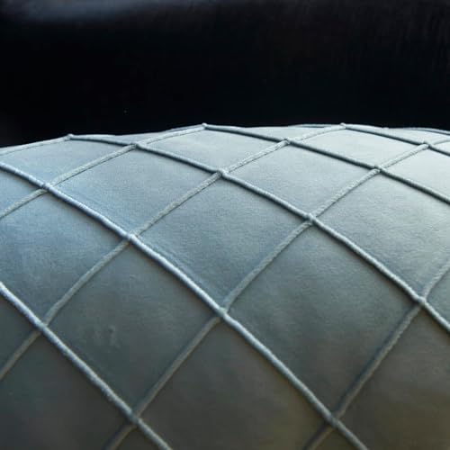 GONOVE Cushion Covers 55X55cm Soft Velvet Decorative Throw Pillow Cases Pack of 2 Square Pillow Covers Pillowcases with Invisible Zipper for Home Couch Sofa Bed Light Blue - Image 3
