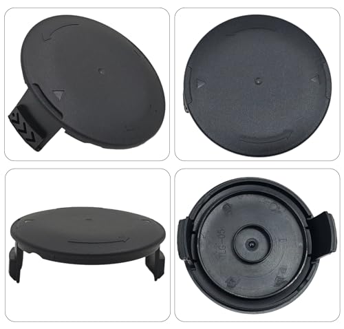 PEHUAP AC41HCA Weed Eater Spool Cap Cover for Homelite Electric String Trimmer UT41110 UT41112 UT41121 UT41120 UT41113 UT41122 UT41112B,Replacement Trimmer Line Spool Cap,Black,2 Pack