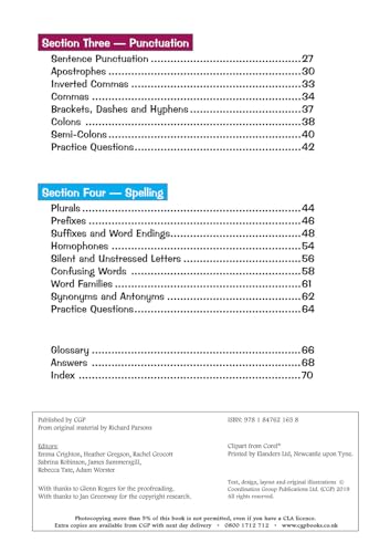 KS2 English: Grammar, Punctuation and Spelling Study Book (for tests in 2018 and beyond)