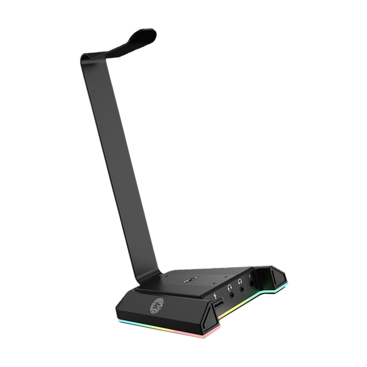 Zerodeko Supporto per Cuffie da Scrivania Nero in Abs per Desktop Computer