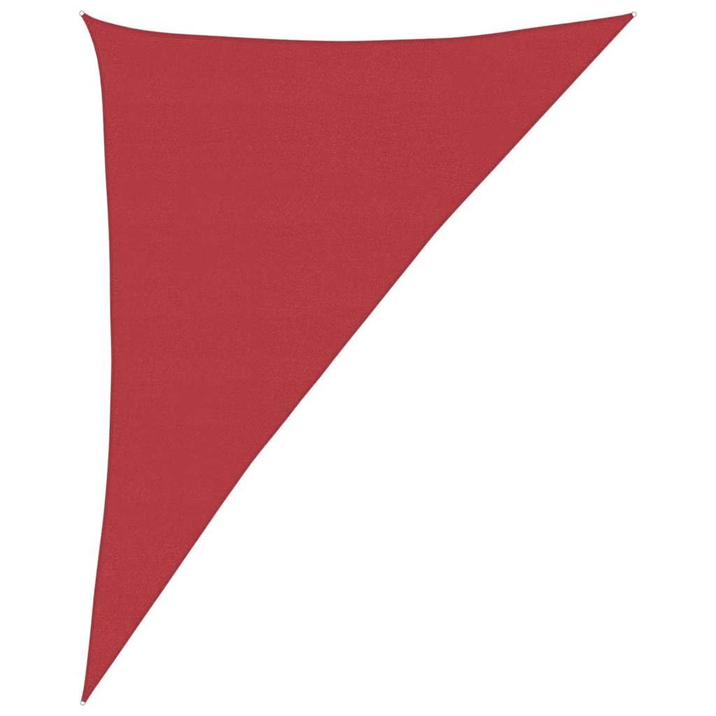 vidaXL Sunshade Sail 160 g/m² Red 4x5x6.8 m HDPE — image 1