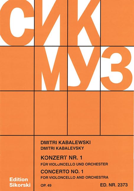 Concerto No. 1, Op. 49: Cello and Piano Reduction      Paperback – March 1, 2009