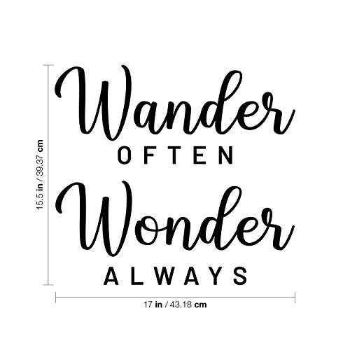 Vinilo decorativo de pared con frase inspiradora 15.5 x 17 in miniatura 3