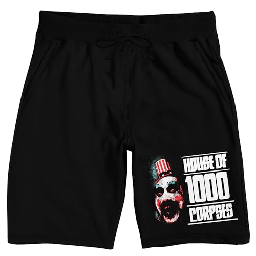 Bioworld House Of 1000 Corpses Captain Spaulding Men's Black Sleep Pajama Shorts