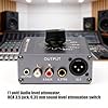 Durability Metal Music Attenuator Featuring 3.5Mm and XLR 6.35Mm Inputs for Professional Music Equipments Connecting Sound Stage Attenuator #2