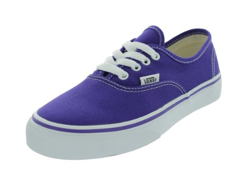 Image of Vans Women's Fashion Sports Canvas Trainer, Purple Iris True White, 1 us Little Kid