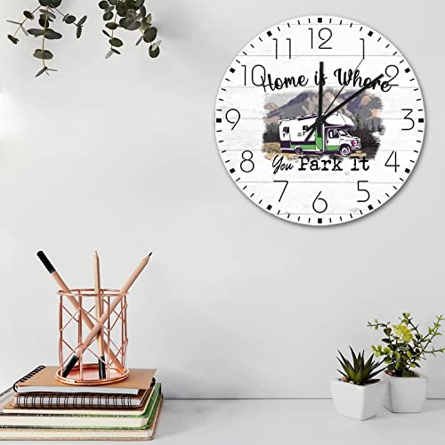 Horloge murale sans tic-tac grands chiffres : fini les bruits agaçants