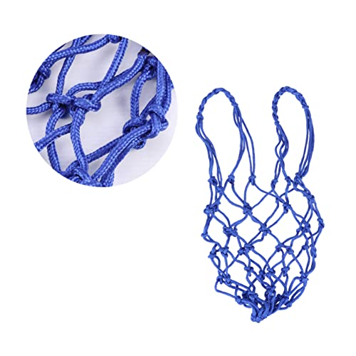 BRIGHTFUFU 3Pcs Heavy Duty Nylon Mesh Net Bag for Basketball Storage Drawstring Carrier for Soccer Balls Durable and Cost for Schools and Training Institutions