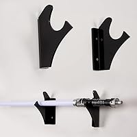 Vista 1 de LEILIN Lightsaber Wall Mount Lightsaber Rack Wall Mounted-Sword Wall Mount-Sword Holder Light Saber Mount for Wall Lightsaber Stand Wall Mount