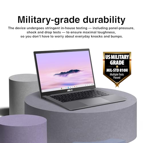 Image of ASUS Chromebook Plus CX34 14.0 inch FHD Touchscreen NanoEdge Display (Renewed) | (Intel i3-1315U, 8GB LPDDR5, 128GB SSD, Backlit KB, Wi-Fi 6E, HD Webcam, Chrome OS) - Ideal for Everyday Value Use (Renewed)