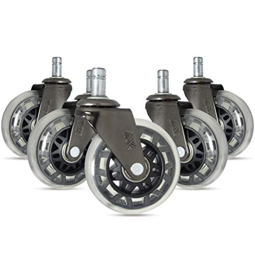 AXL 3 inch PVC Chair Wheels Office …