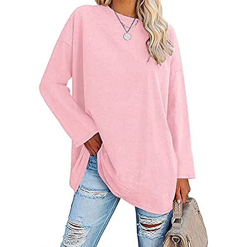 Famulily Ladies Autumn Spring Crewneck Long Sleeve T-Shirt, 