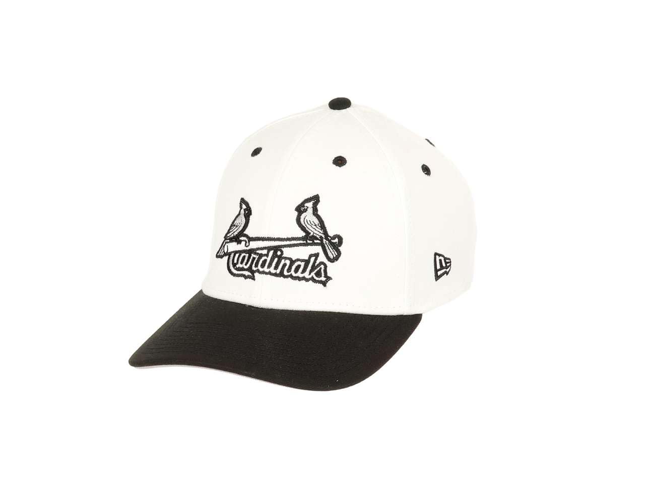 New Era St. Louis Cardinals MLB Two Tone White Black 39Thirty Stretch Cap