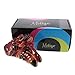 Red 5 inch Large Jaw Clip Hair Claw with leaf design (Motique Accessories)