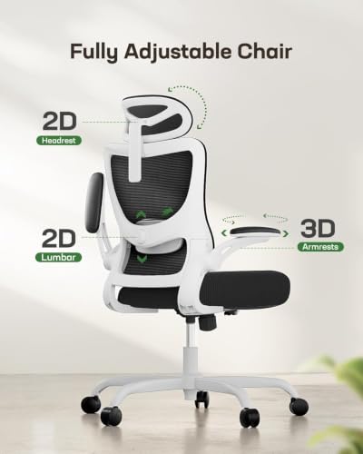 Image of Marsail Ergonomic Office Chair with 3D Armrests, Pack of 2